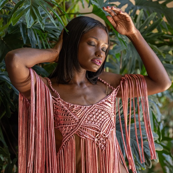 Handmade Macramé Rope Dress GoodVibeGoda - Picture 11 of 16